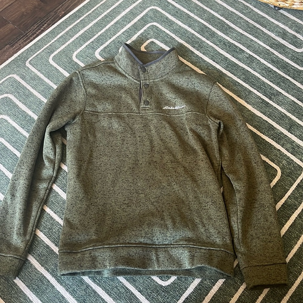 Eddie Bauer Men’s Radiator Fleece Snap Mock Pullover